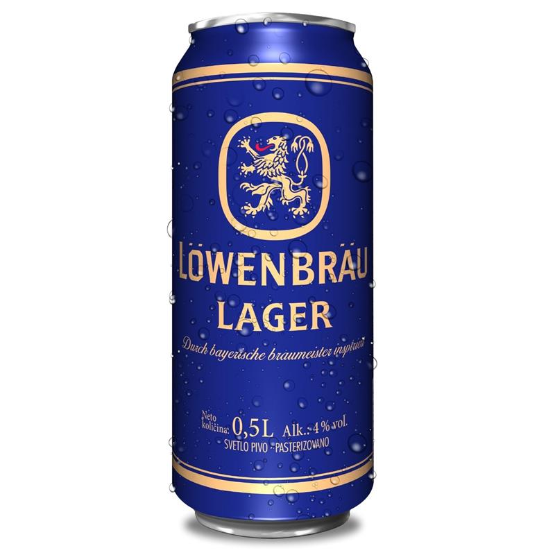 Pivo Lowenbrau 0,5L Limenka