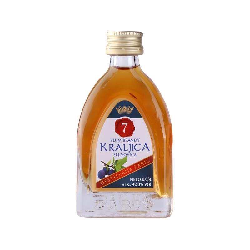 Rakija Zarić Kraljica Šljiva Mini 0.03L