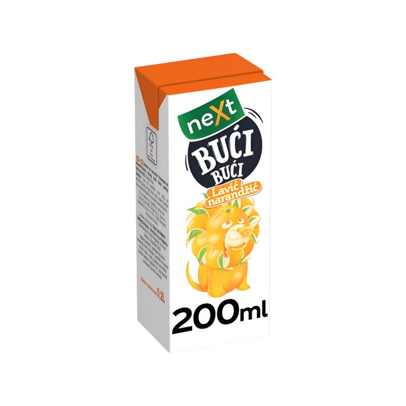Sok Next Bući Bući Narandža 0.2L Brik 