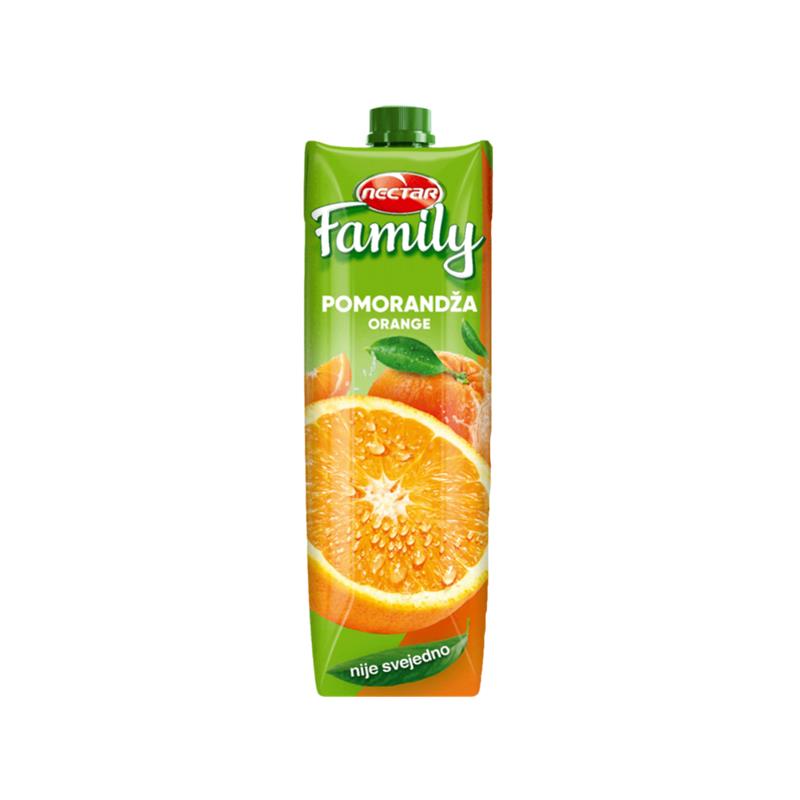 Sok Nectar Family Narandža 1L Brik