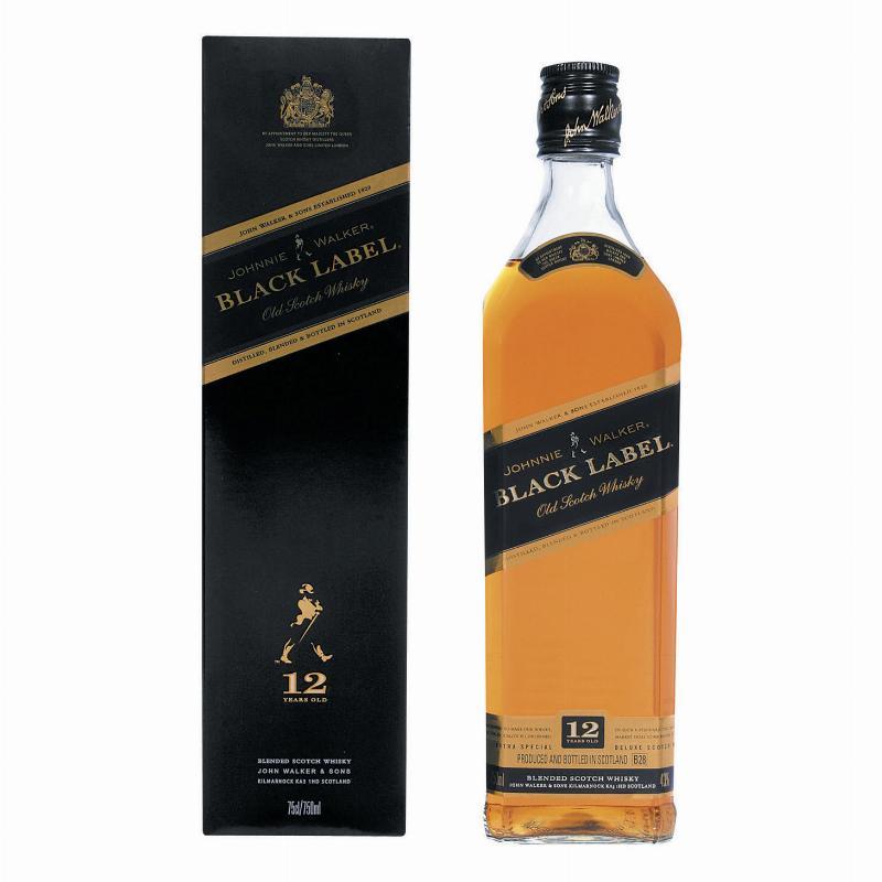 Viski Johnnie Walker Black Label Box 0,7L