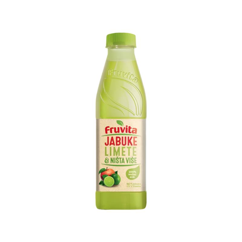Sok Fruvita Jabuka Limeta & Ništa Više 0.75L Pet