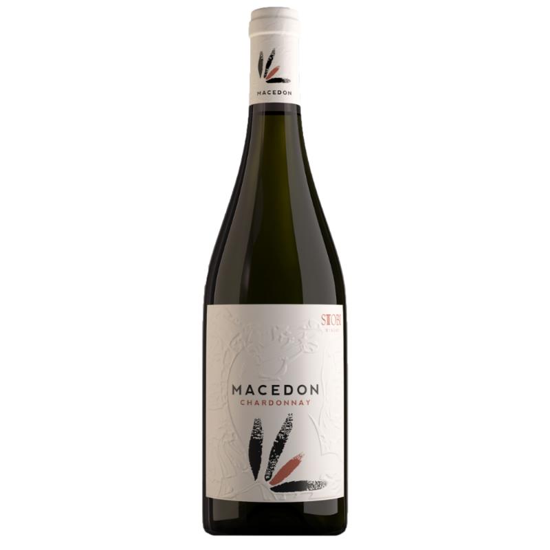 Vino Chardonnay Macedon 0,75L Stobi