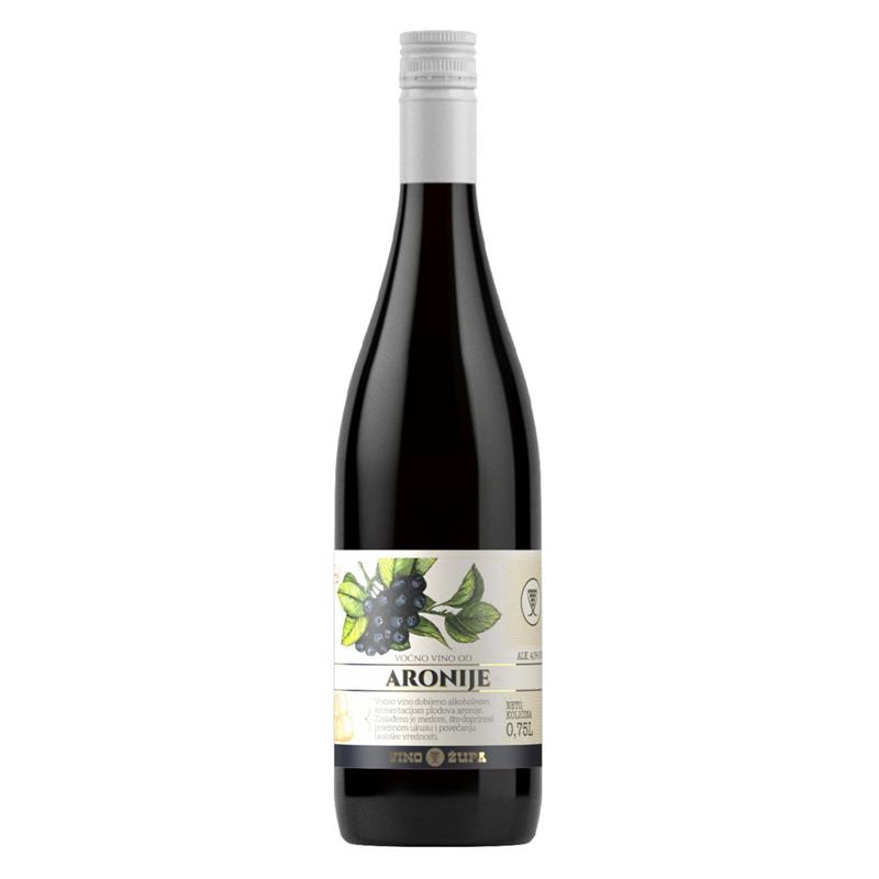 Vino Kupinovo 0,75L+Voćno Vino Aronije 0,75L Vino Župa