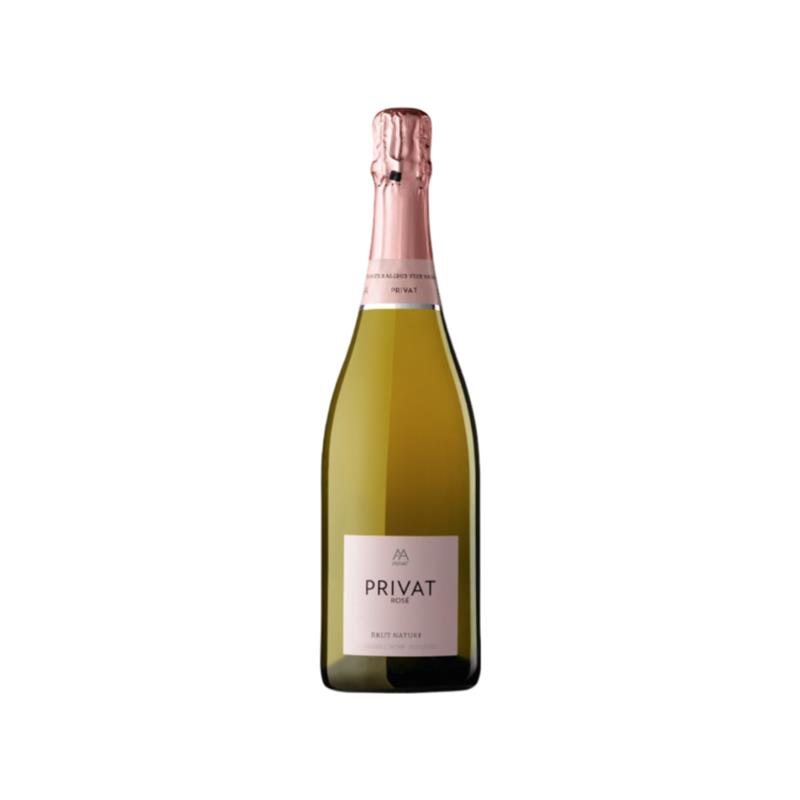 Vino Brut Nature Rose 0.75L Privat