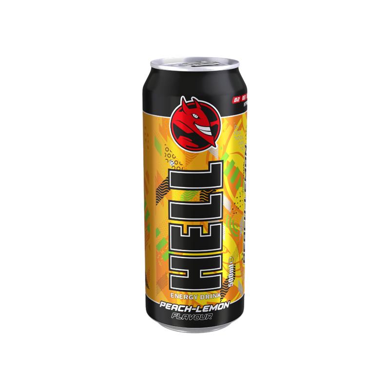 Energetsko Piće HELL Peach Lemon 0.5L Limenka