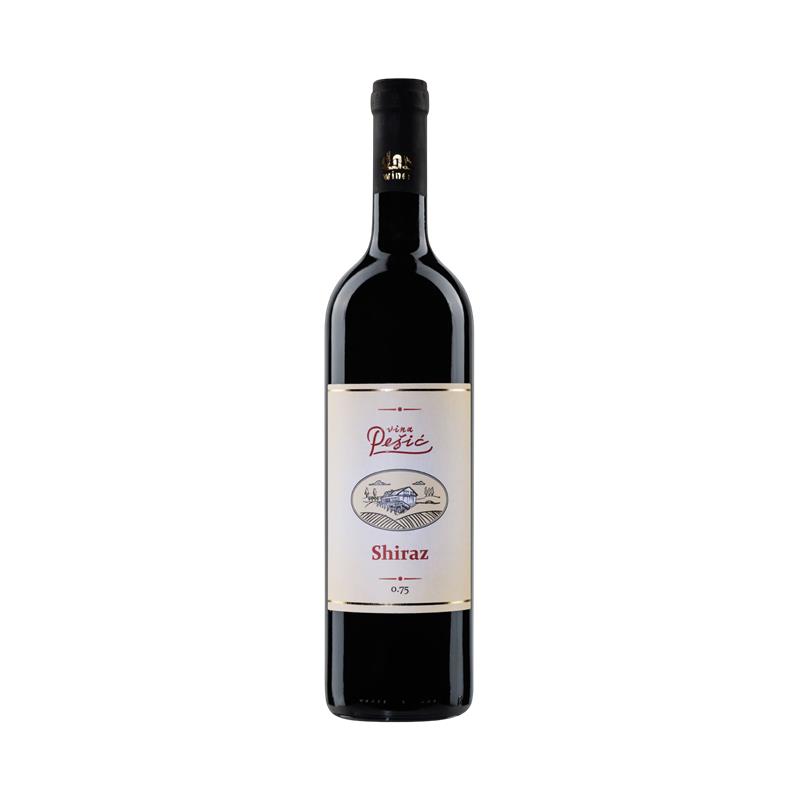 Vino Shiraz 0.75L Pešić 