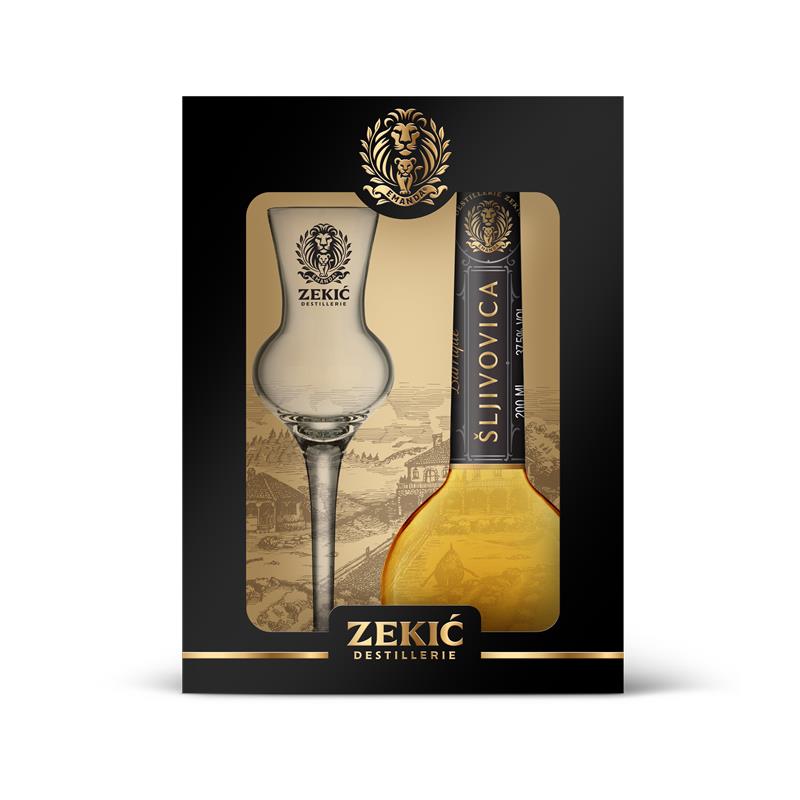 Rakija Emanda Šljivovica Barrique 0.2L+Čaša Zekić