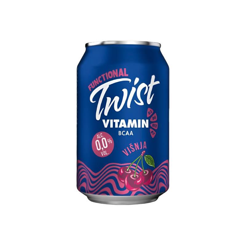 Lav Twist Višnja Bezalkoholno 0,33L Limenka