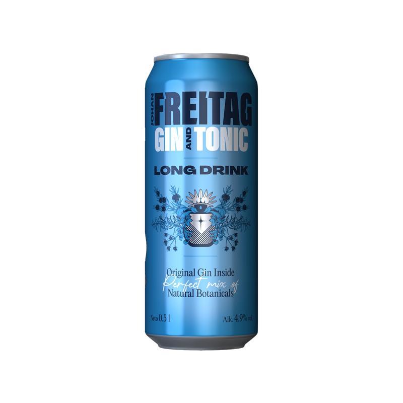 Johan Freitag Gin & Tonik 4,9% 0,5L Limenka
