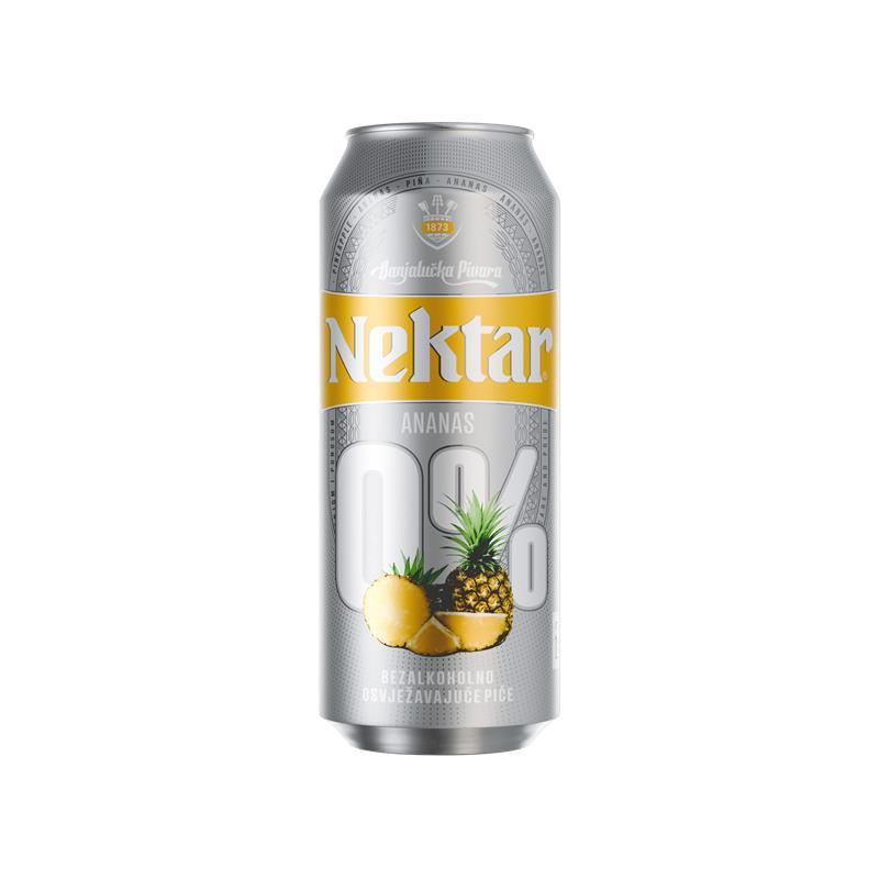 Pivo Nektar Ananas 0% alc 0,5L Limenka