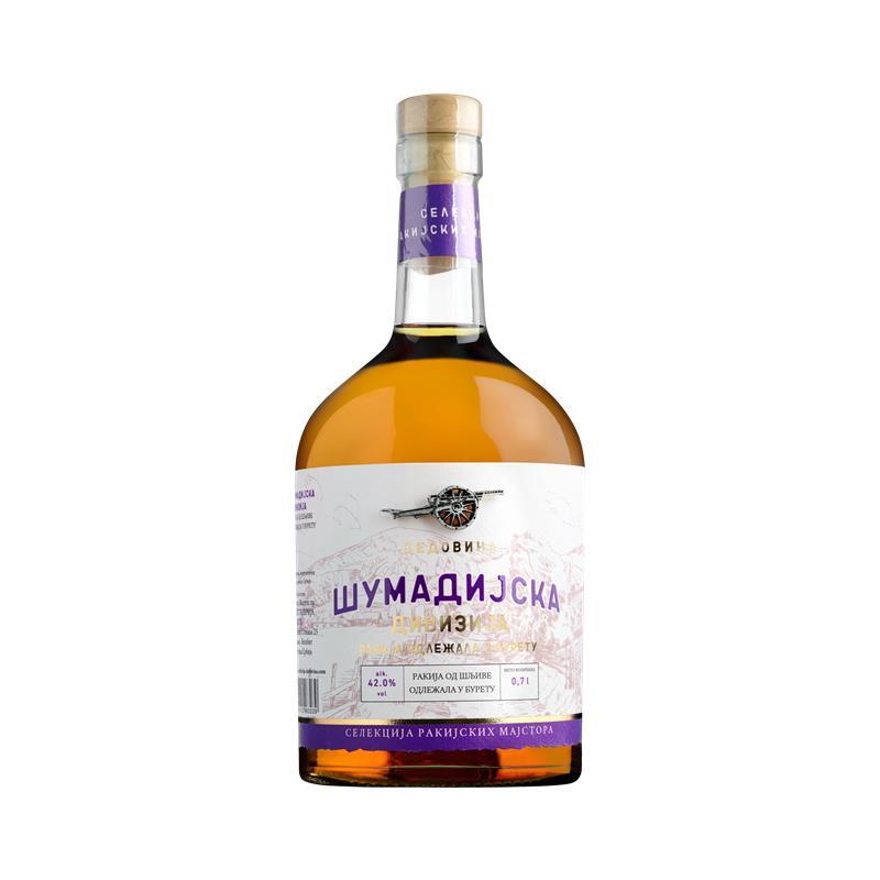 Rakija Dedovina Šumadijska Divizija Šljiva 0,7L