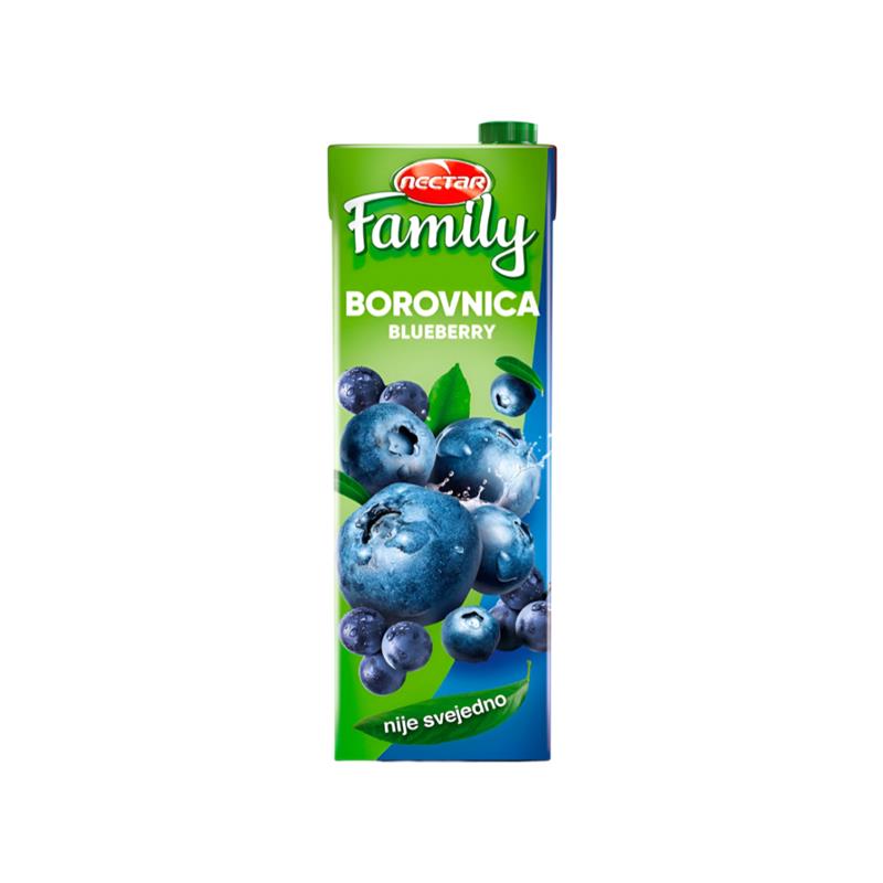 Sok Nectar Family Borovnica 1.5L Brik